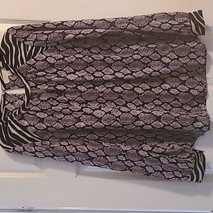 Michael Kors Animal Print Blouse